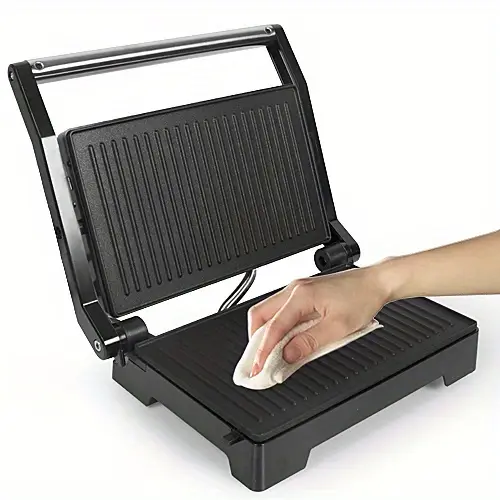 panini sandwich maker double grill plates open - Temu Netherlands